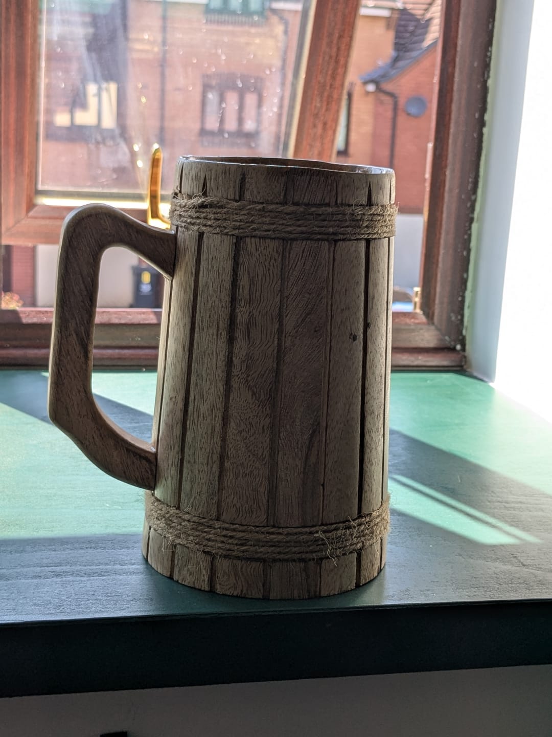Customer photo review of Wood Bound Tankards - Large or Extra Large