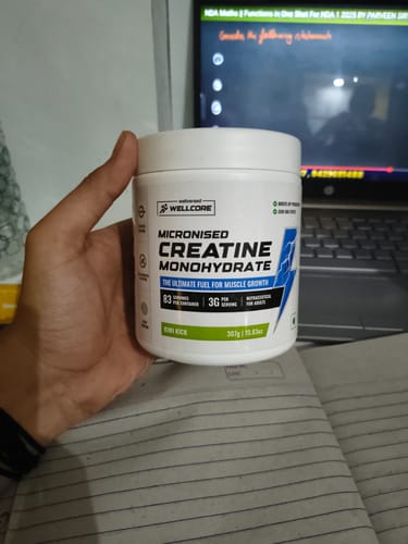 Customer photo review of Wellcore - Pure Micronised Creatine Monohydrate | Kiwi Kick (307g, 83 servings)
