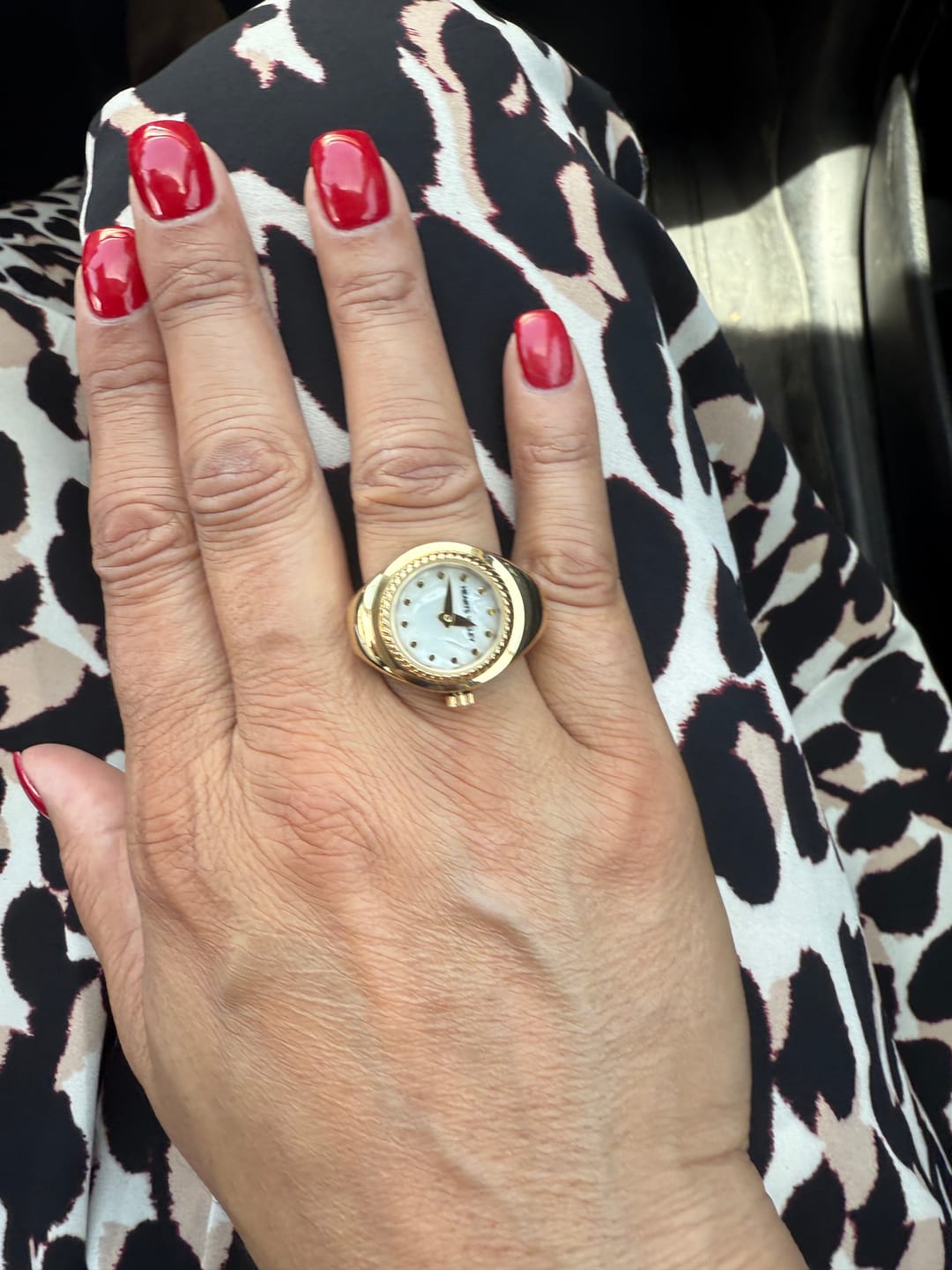Customer photo review of Vintage Watch Ring