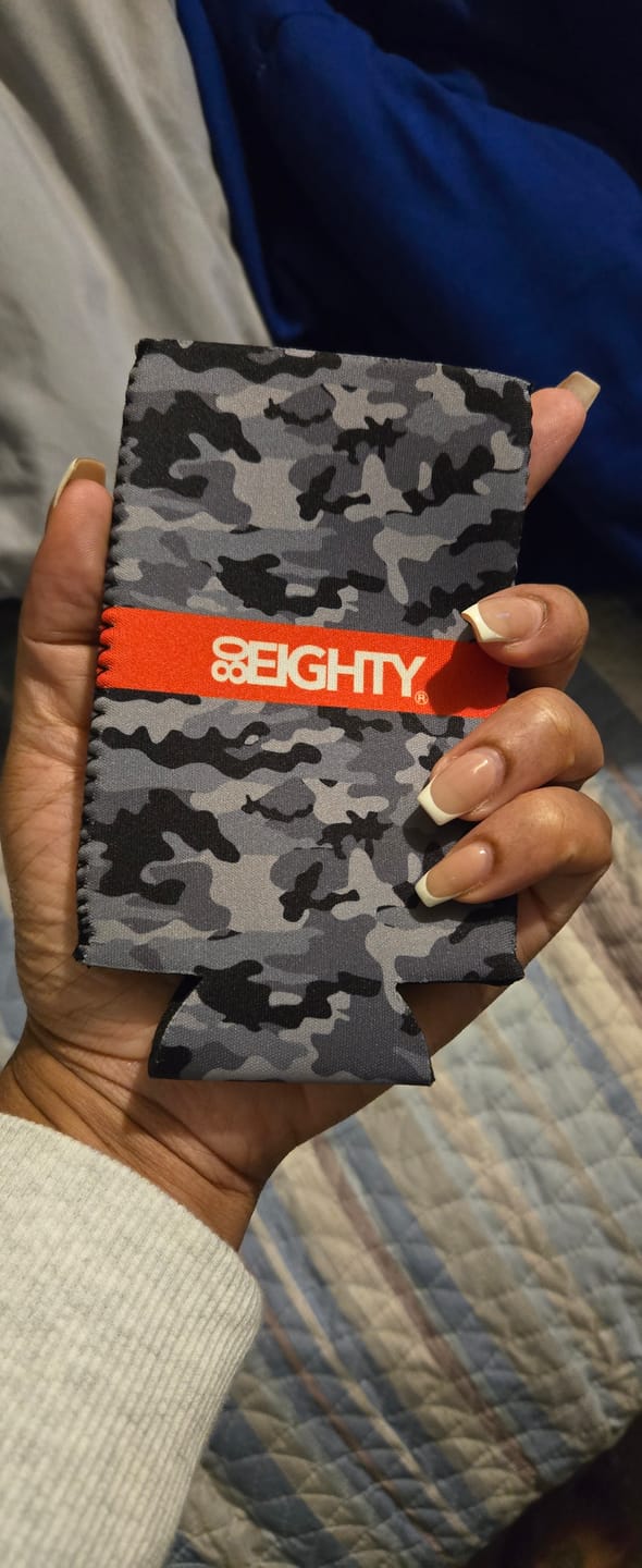 Customer photo review of 80Eighty® Camo Slim Koozie