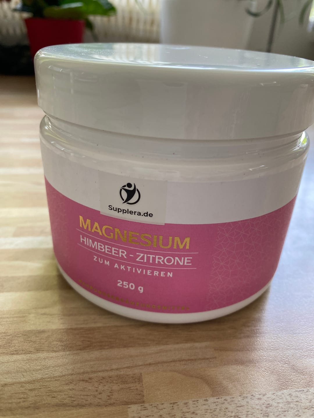 Customer photo review of Ionisches Magnesium **Himbeer-Zitrone** 250g Dose