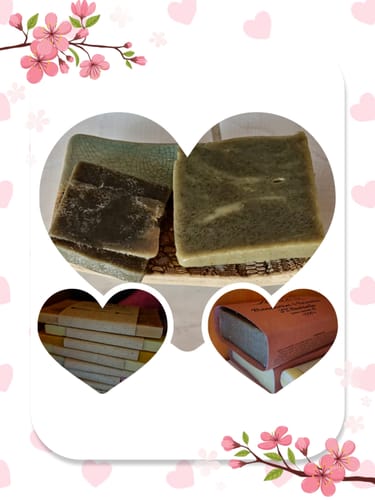 Customer photo review of Seifenschale aus Naturton (Türkis)