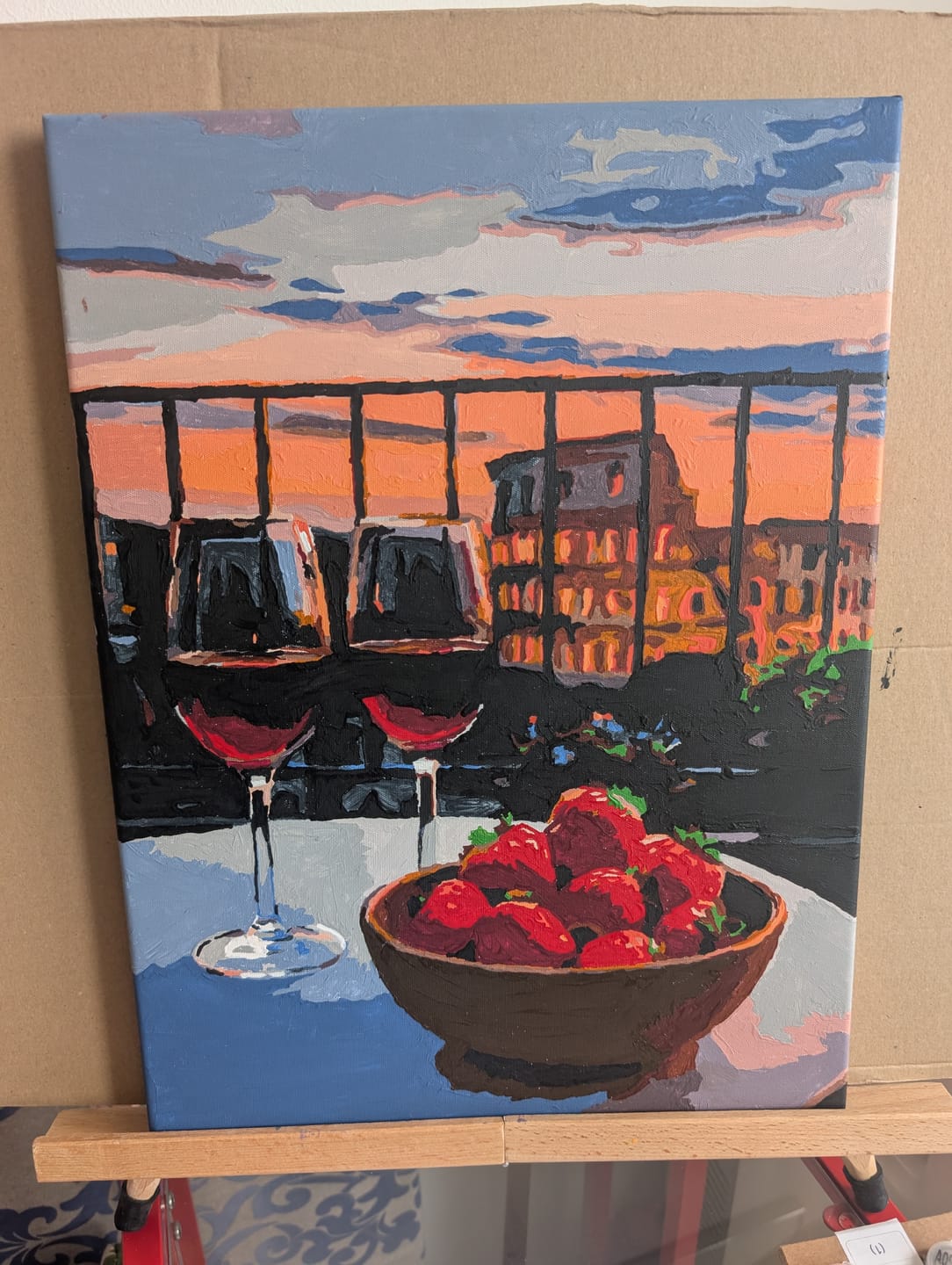 Customer photo review of PAINT BY NUMBERS EGET FOTO med snabb och gratis leverans - Många storlekar - foto tavla