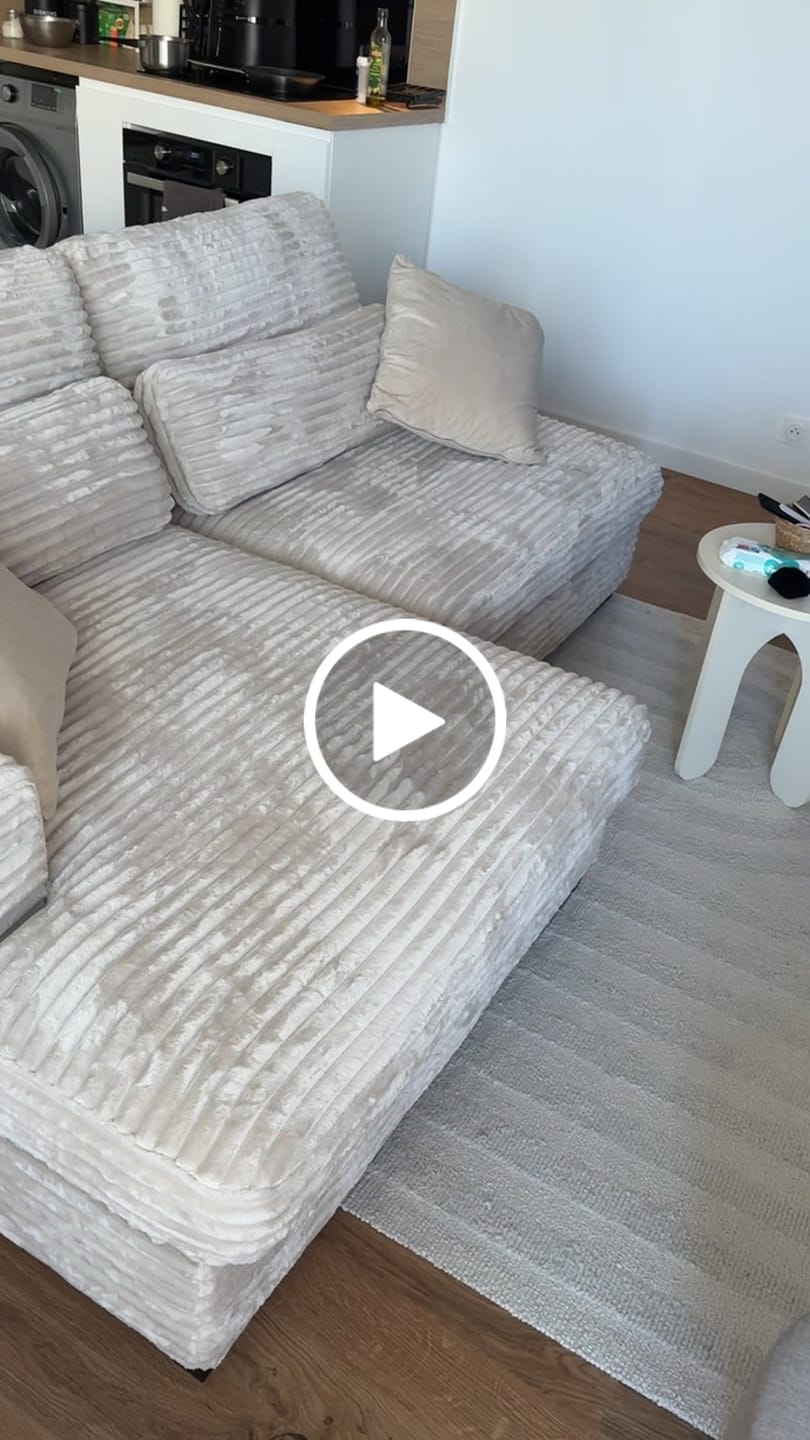 Customer video review of Canapé d'angle convertible grande méridienne MONTPARNASSE