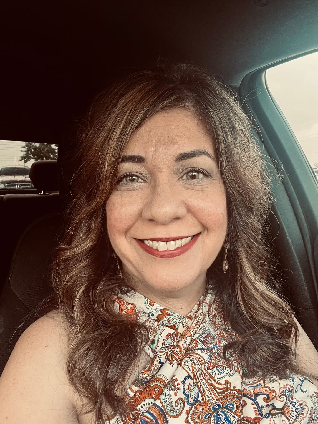 Customer photo review of Citha Hazel Brown Prescription Colored Contact Lenses