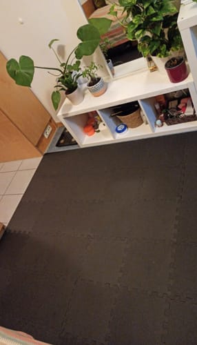 Customer photo review of 360° Bodenschutzmatten "HomeGym"