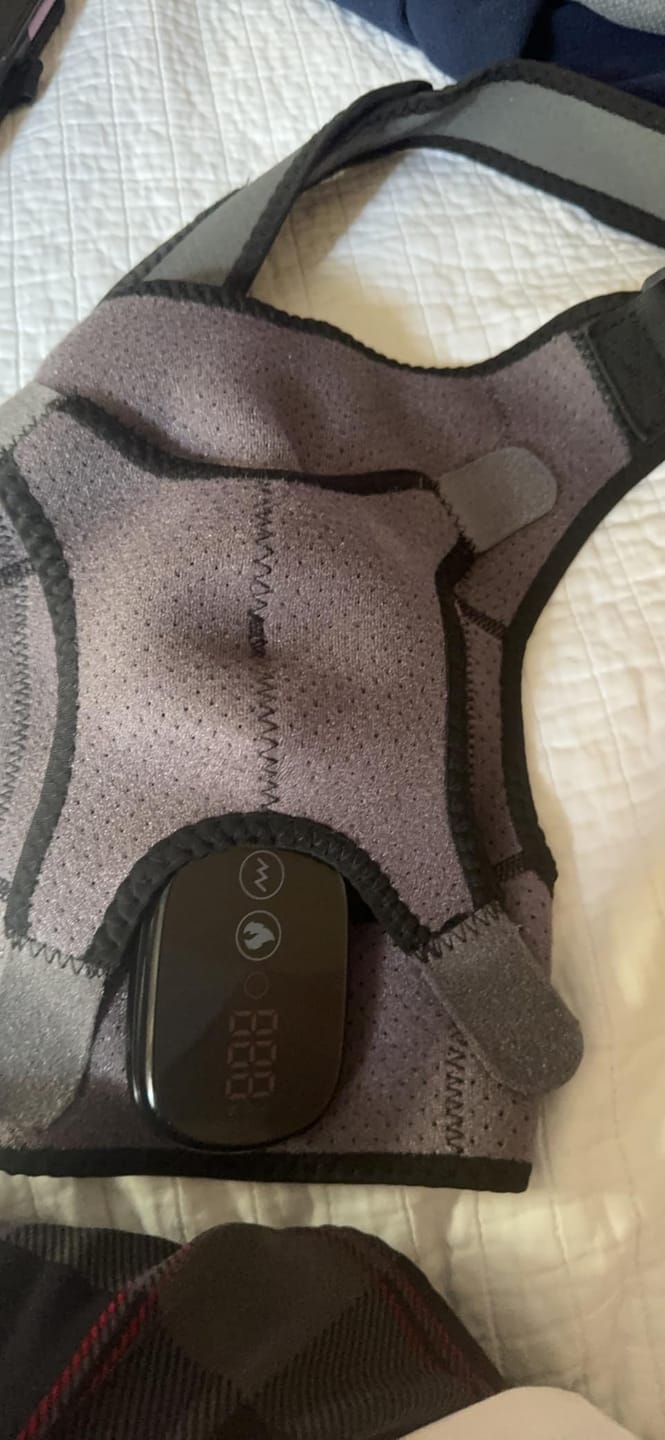 Customer photo review of WeRelieve™ Heated Shoulder Massager