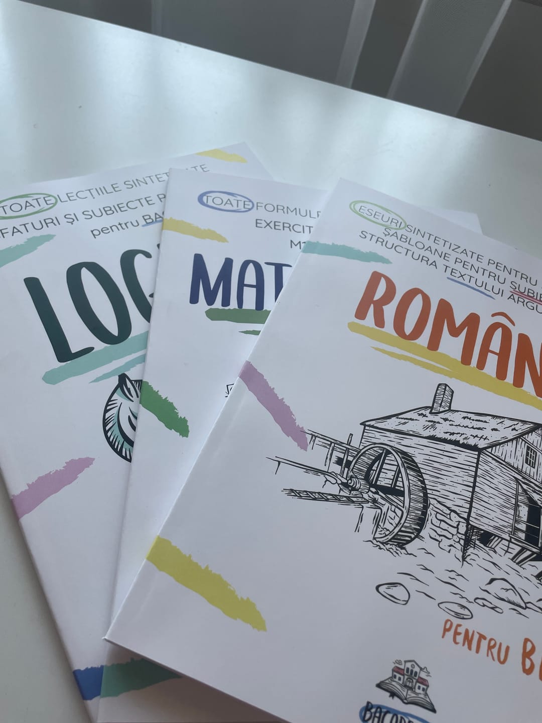 Customer photo review of Pachet Bacalaureat (Română + Matematică + Logică) Bacademia