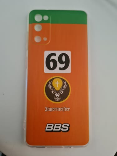 Kundenbewertung mit Foto zu Brun Porsche 962 Livery - Individuelle Handyhülle für Samsung