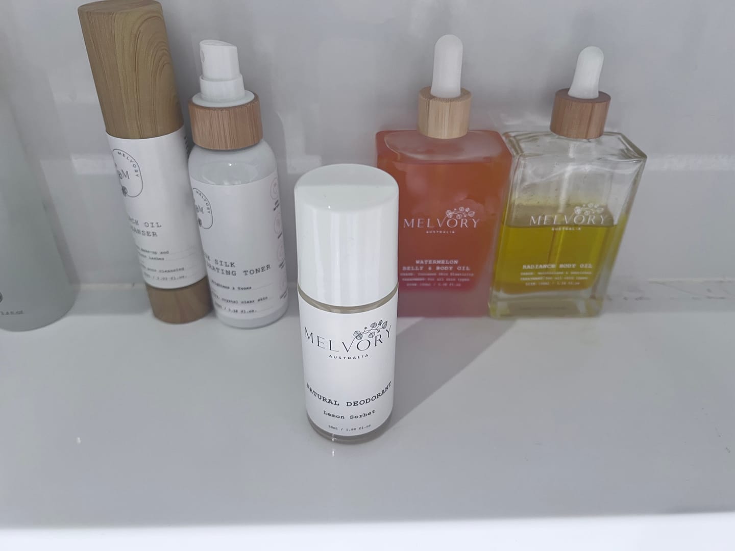 Customer photo review of Natural Deodorant Lemon Sorbet