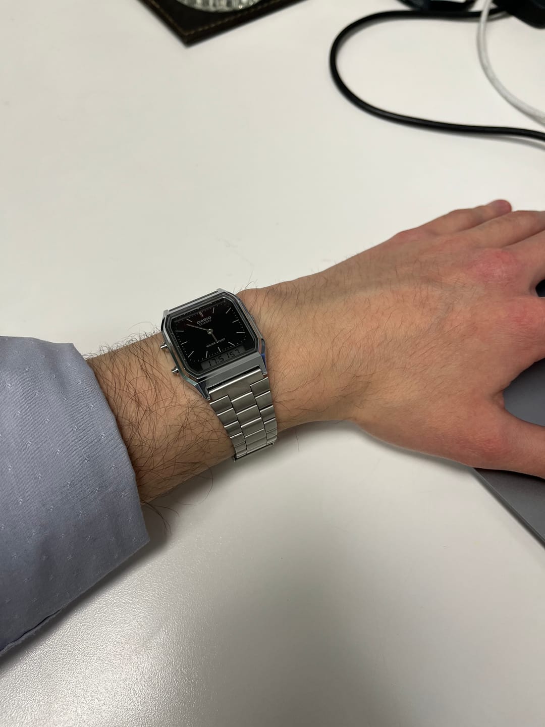 Customer photo review of Reloj Casio Vintage AQ-230A-1DMQ Dial Negro