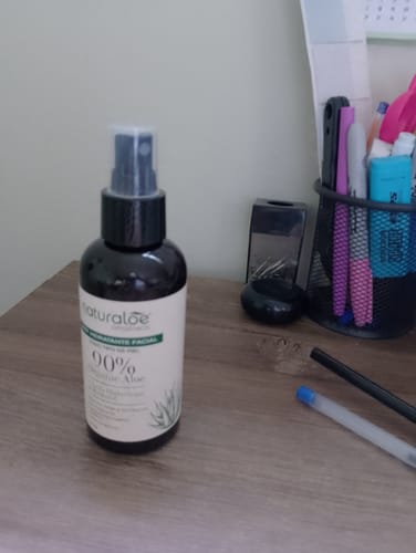 Customer photo review of Mist Hidratante Facial 140ml