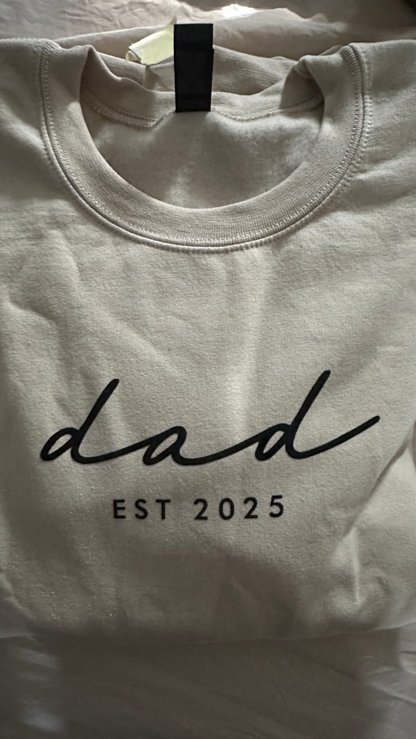 Customer photo review of Beste Papa - Gepersonaliseerde trui met 3D opdruk met naam voor ouders en grootouders