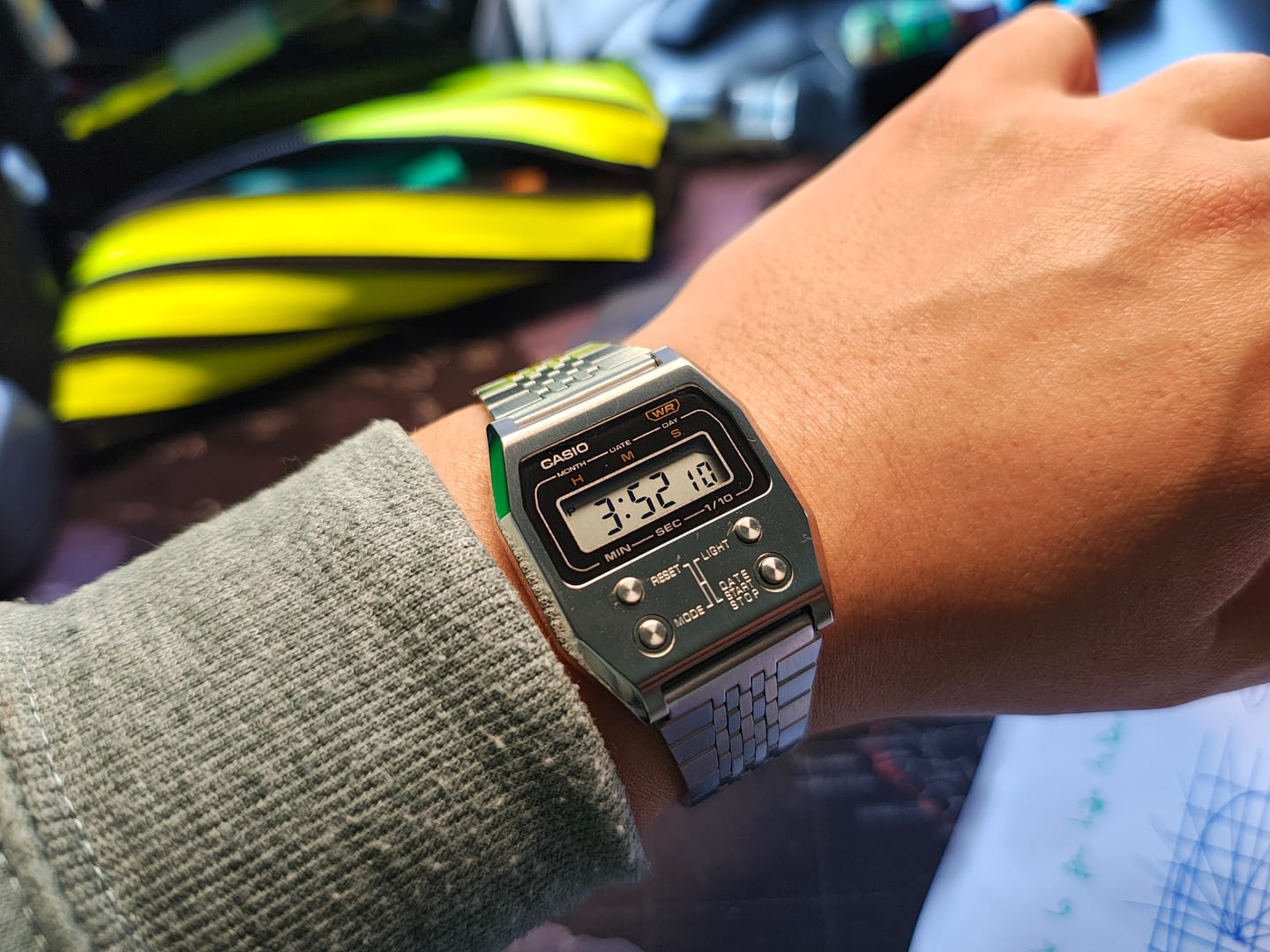 Customer photo review of Reloj Casio Vintage A1100D-1DF Caja Metálica Reedición 1978