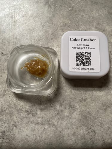 Customer photo review of Cake Crasher Live Rosin