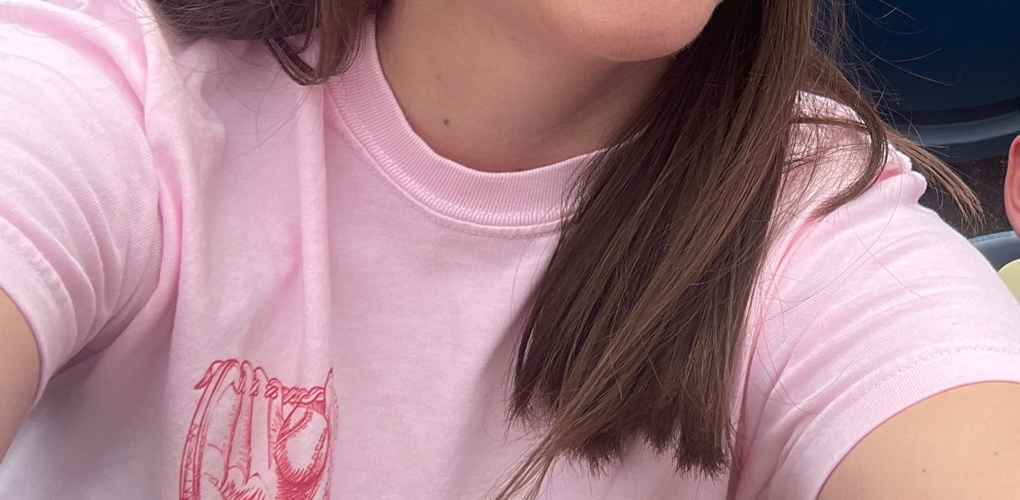 Customer photo review of Just A Girl Who Loves Baseball (Back Print)