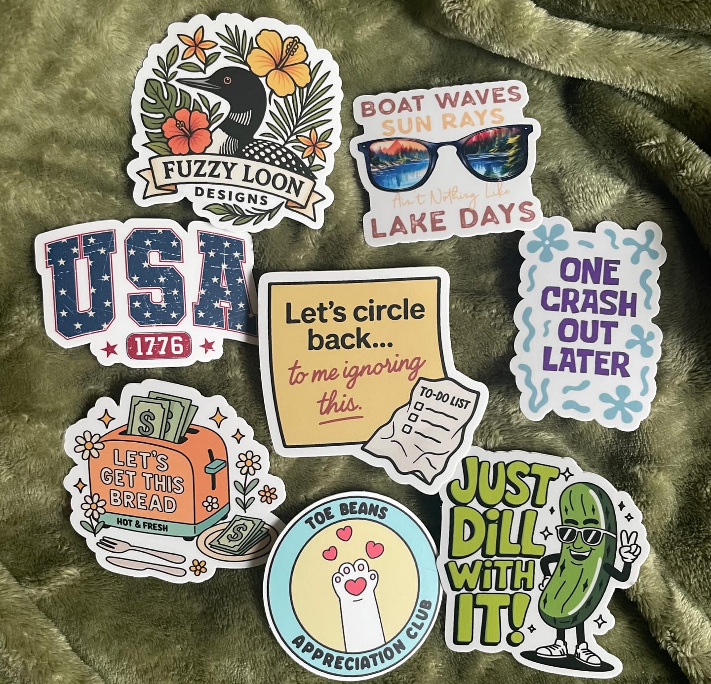 Customer photo review of STICKER CLUB | Monthly Sticker Subscription