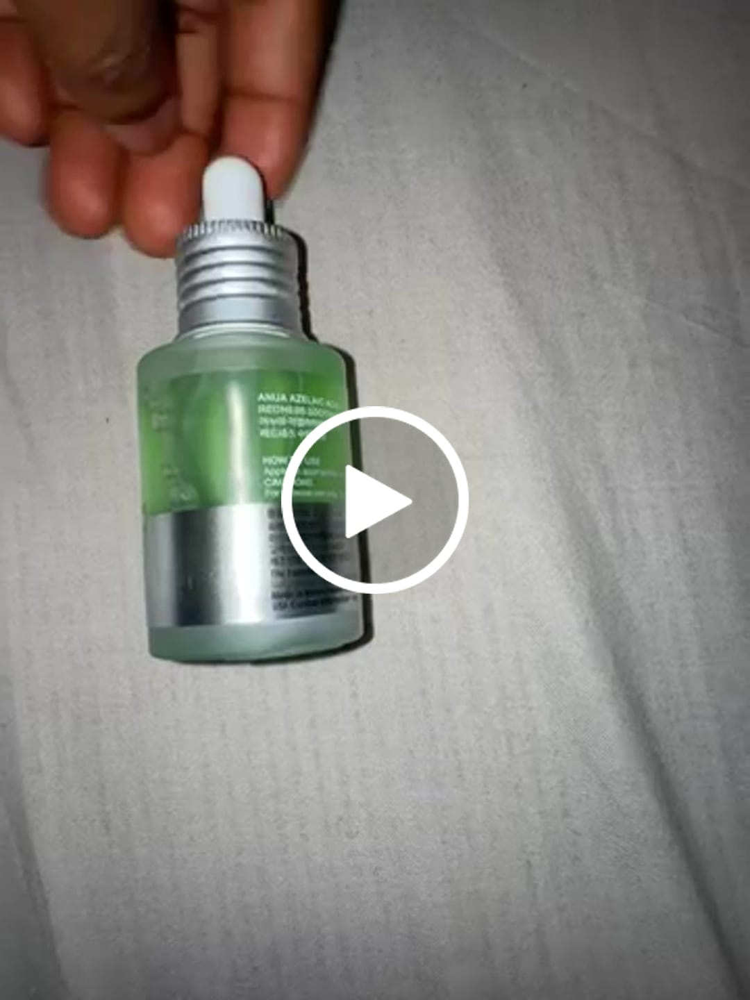 Customer video review of [Anua] Azelaic Acid 10 Hyaluron Redness Soothing Serum 30ml