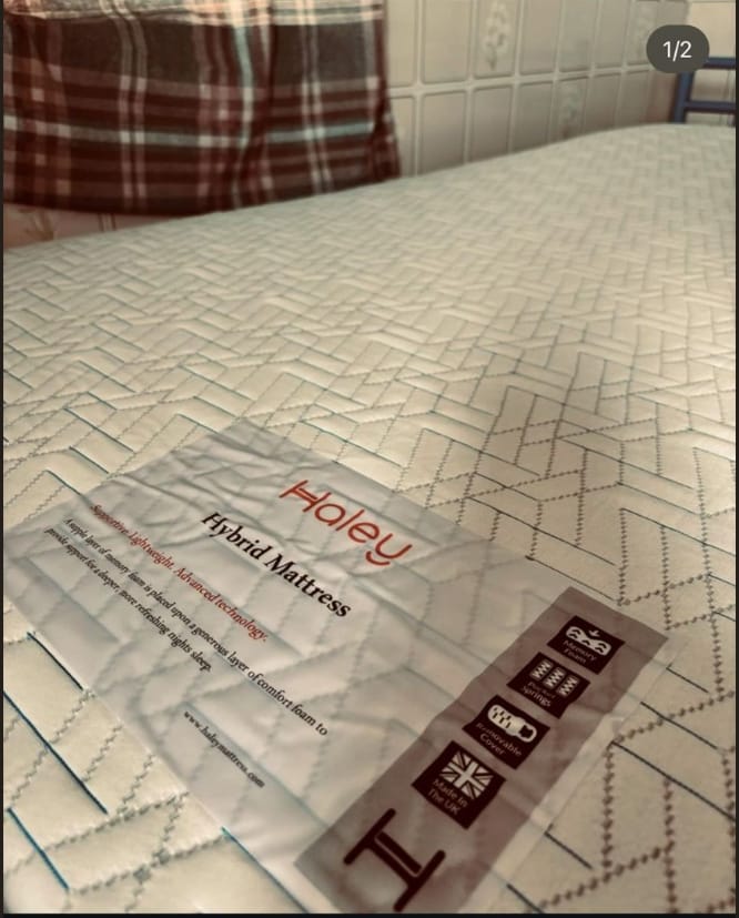 Customer photo review of Haley Hybrid Mattress