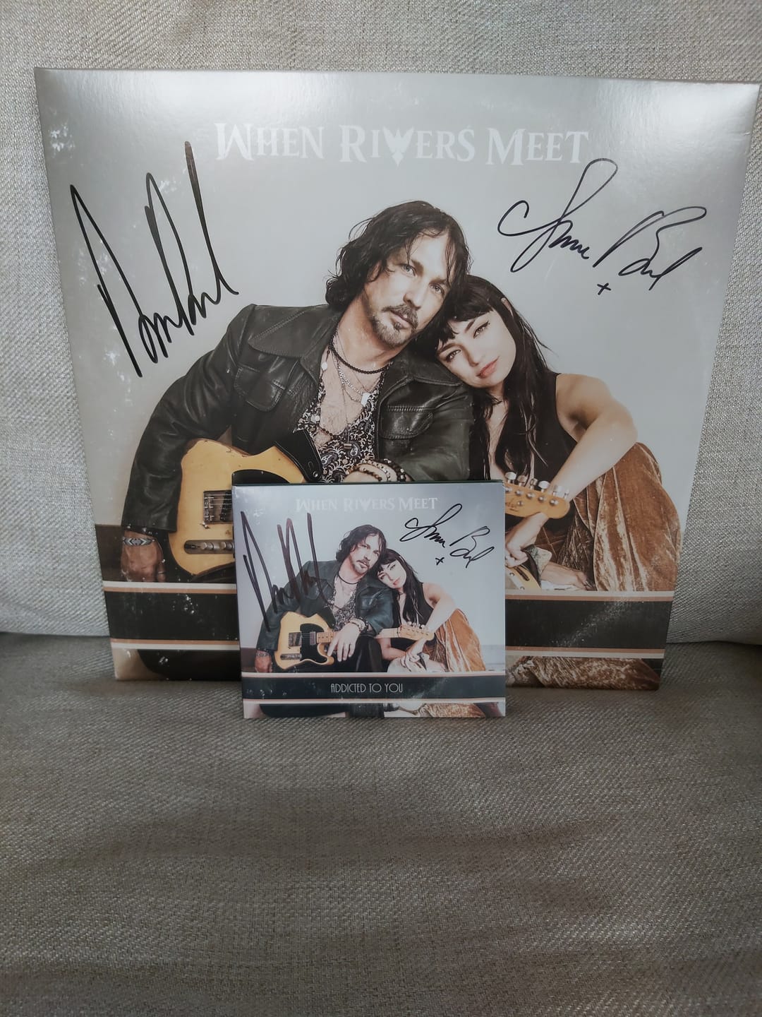 Customer photo review of ADDICTED TO YOU ~ SIGNED CD
