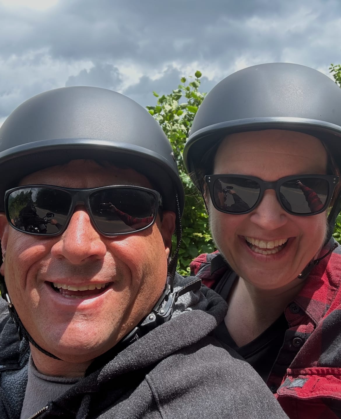 Customer photo review of World's Smallest & Lightest DOT Open Beanie Helmet - Matte Black