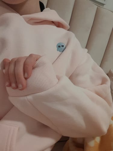 Customer photo review of The Classic Kids Squiddy Hoodie