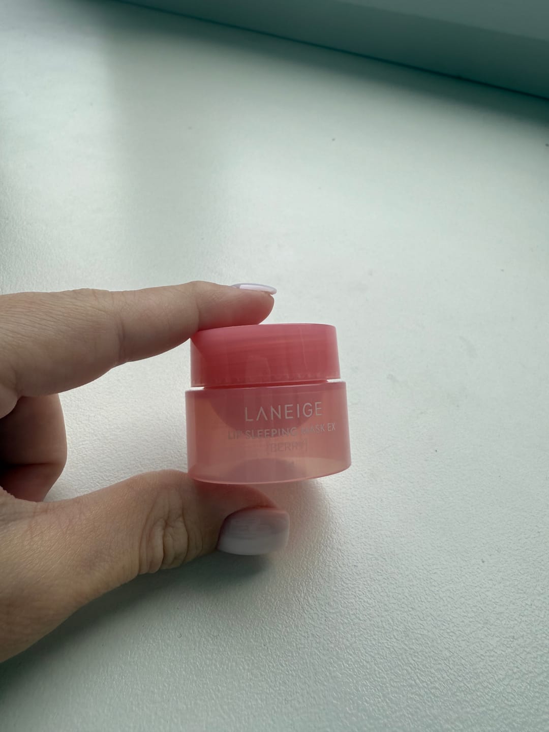 Customer photo review of Nakts maska lūpām LANEIGE Lip Sleeping Mask EX Berry