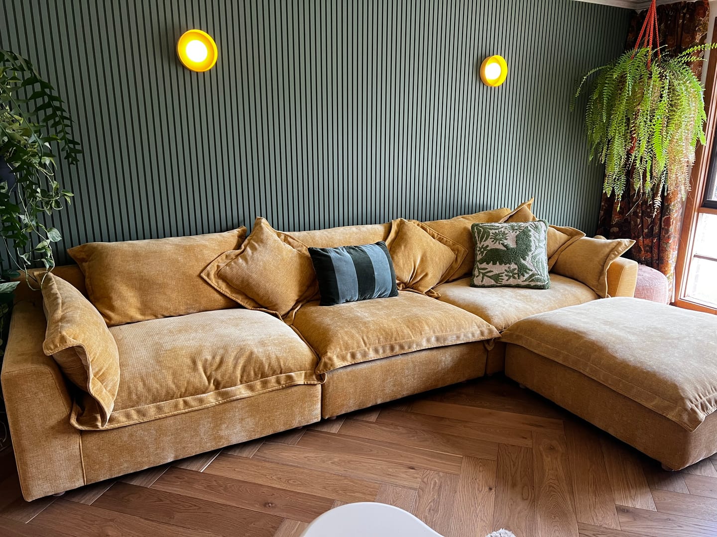 Customer photo review of Cloud Cosy | Feather Cloud Modular Couch 2 Pcs
