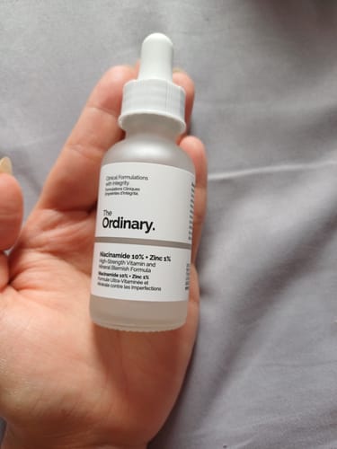 Customer photo review of Niacinamide 10% + Zinc 1% Oil Control Serum
