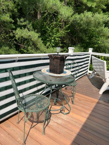 Customer photo review of Fortezza Cordless Fountain Tower