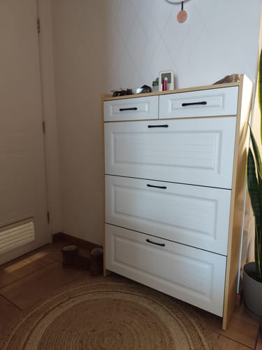 Customer photo review of Zapatera de Alta Calidad Organizador de Zapatos con Diseño Sofisticado