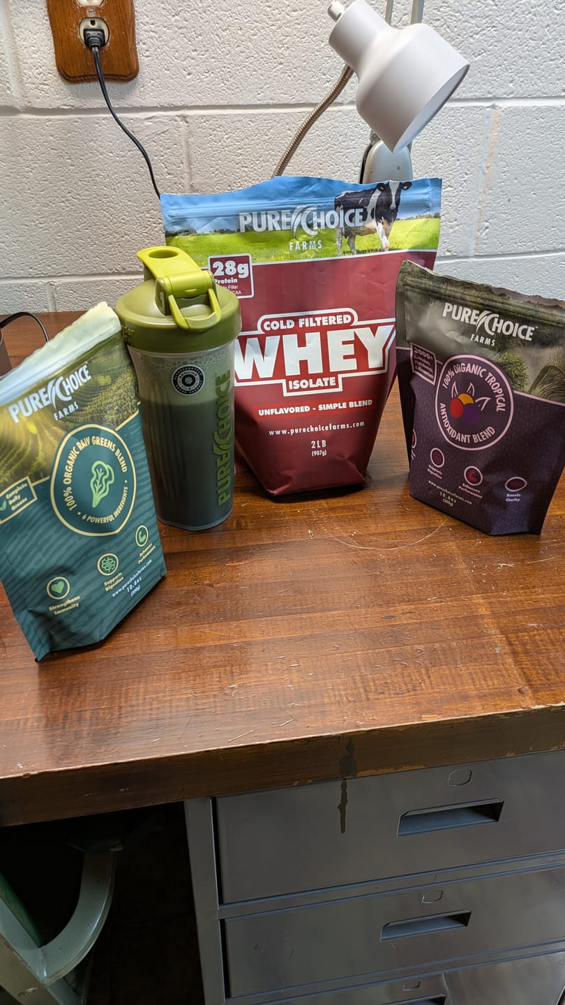 Customer photo review of Organic Tropics & Raw Greens Micronutrient Powders