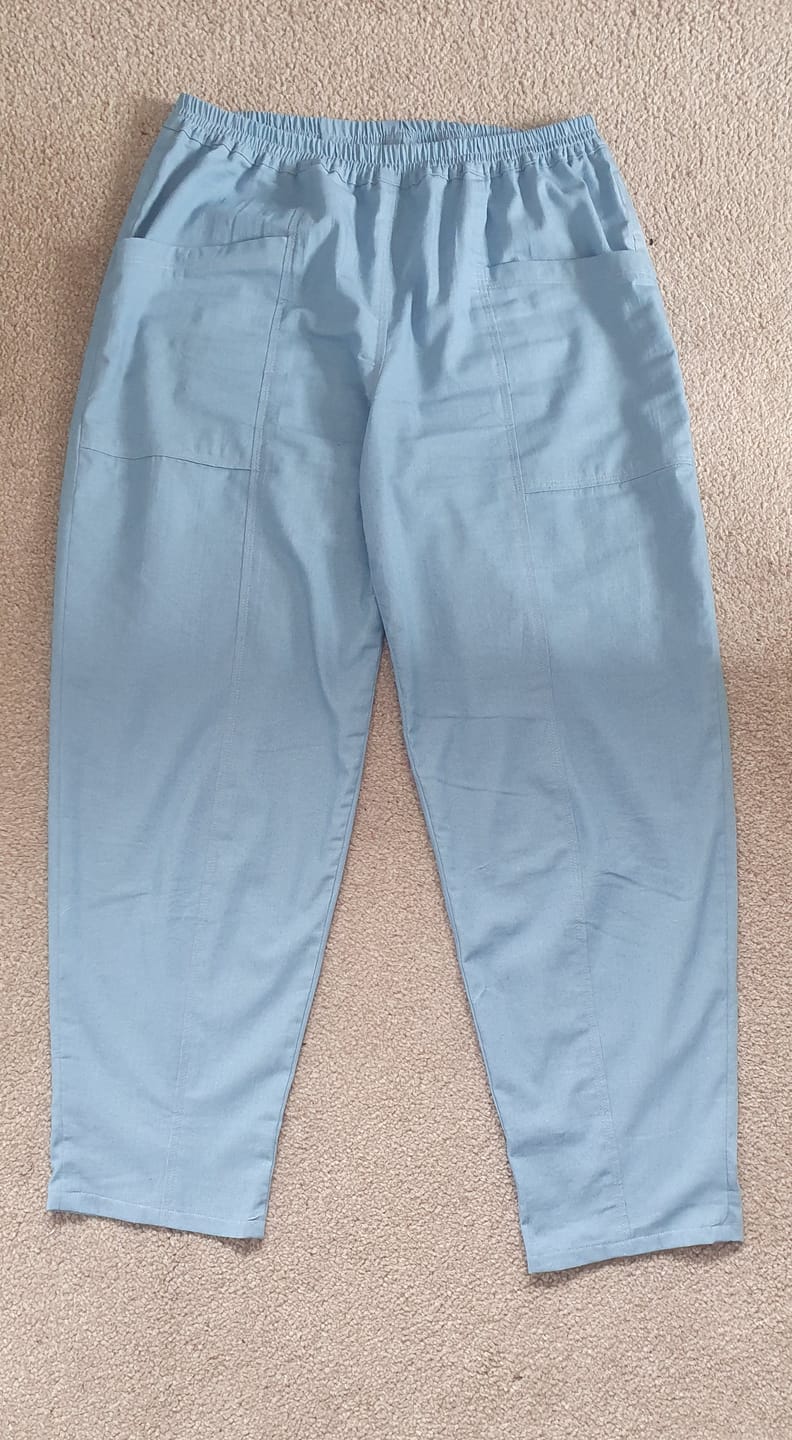 Customer photo review of Lightweight 4oz Washed Denim Fabric