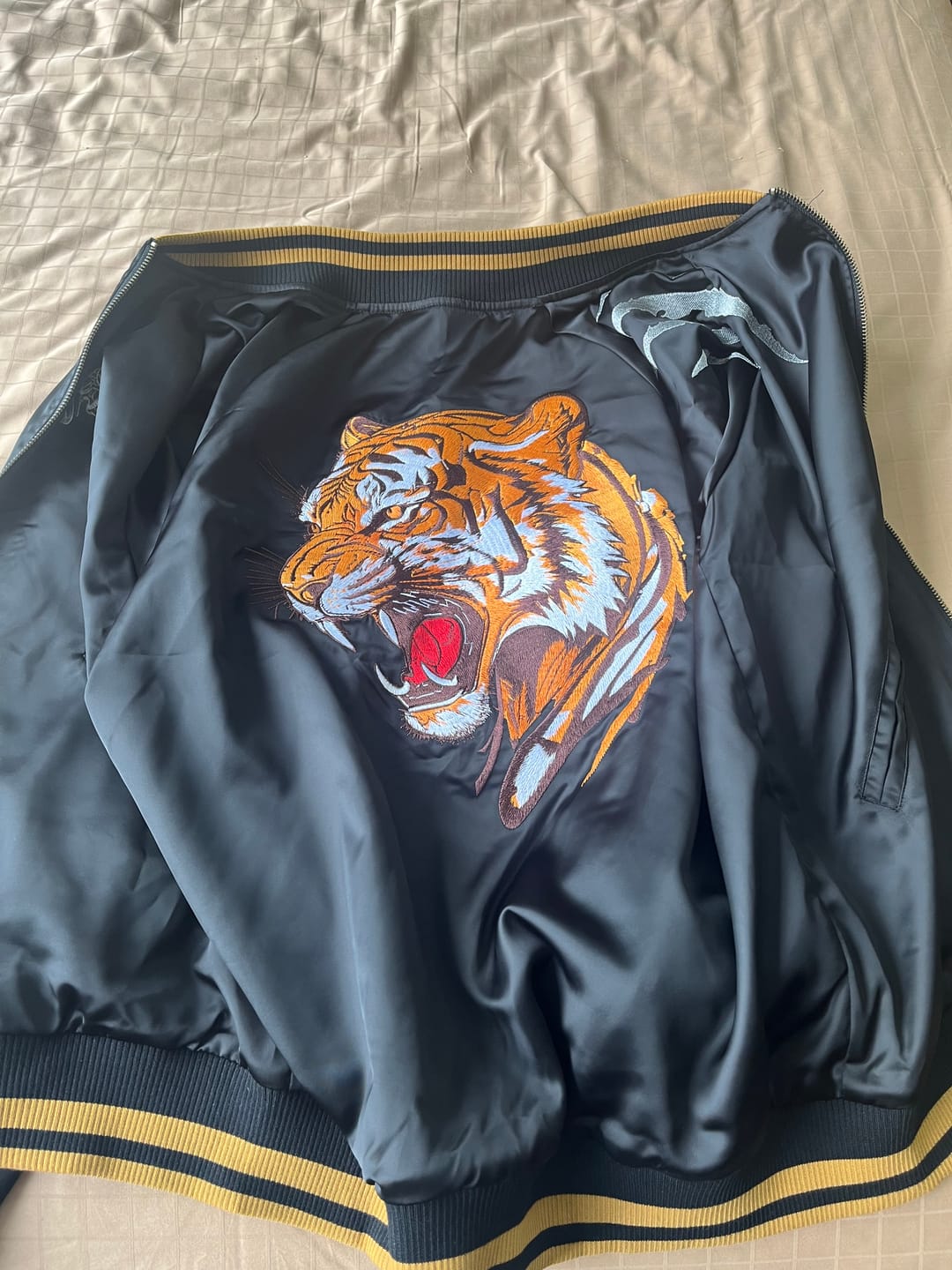 Customer photo review of Roaring Tiger Sukajan Souvenir Jacket