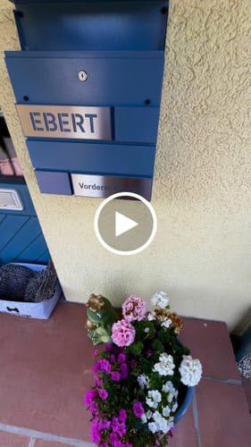 Customer video review of Absenkautomatik für Briefkastendeckel