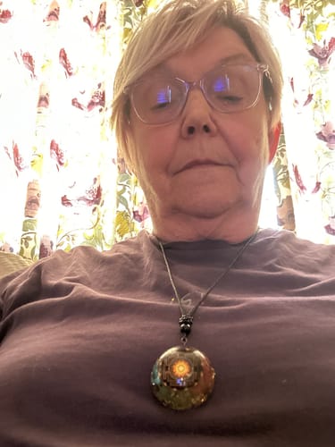 Customer photo review of 7 Treasures Chakra Balance Necklace