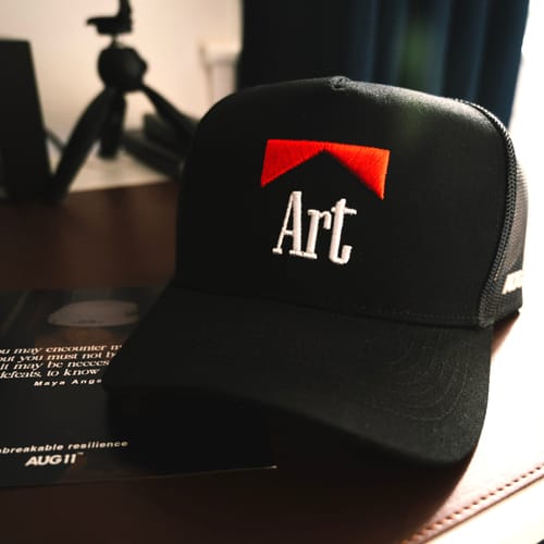 Customer photo review of Art Mesh Trucker (Black)