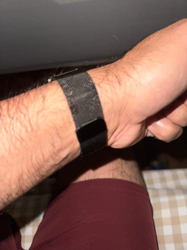 Customer photo review of Black Milanese Loop