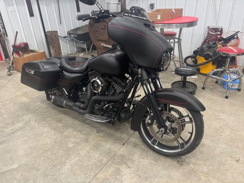 Customer photo review of HR3 Black Denim 2015S Complete Body Fairing Kit For Harley Street Glide Special FLHXS 14-23