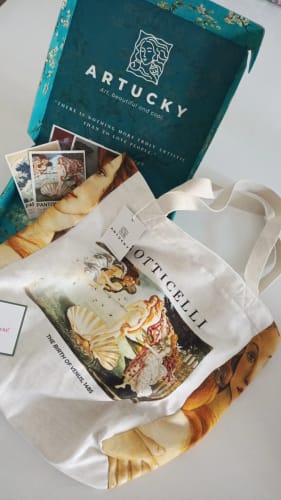 Customer photo review of The Birth of Venus Omuz Çantası