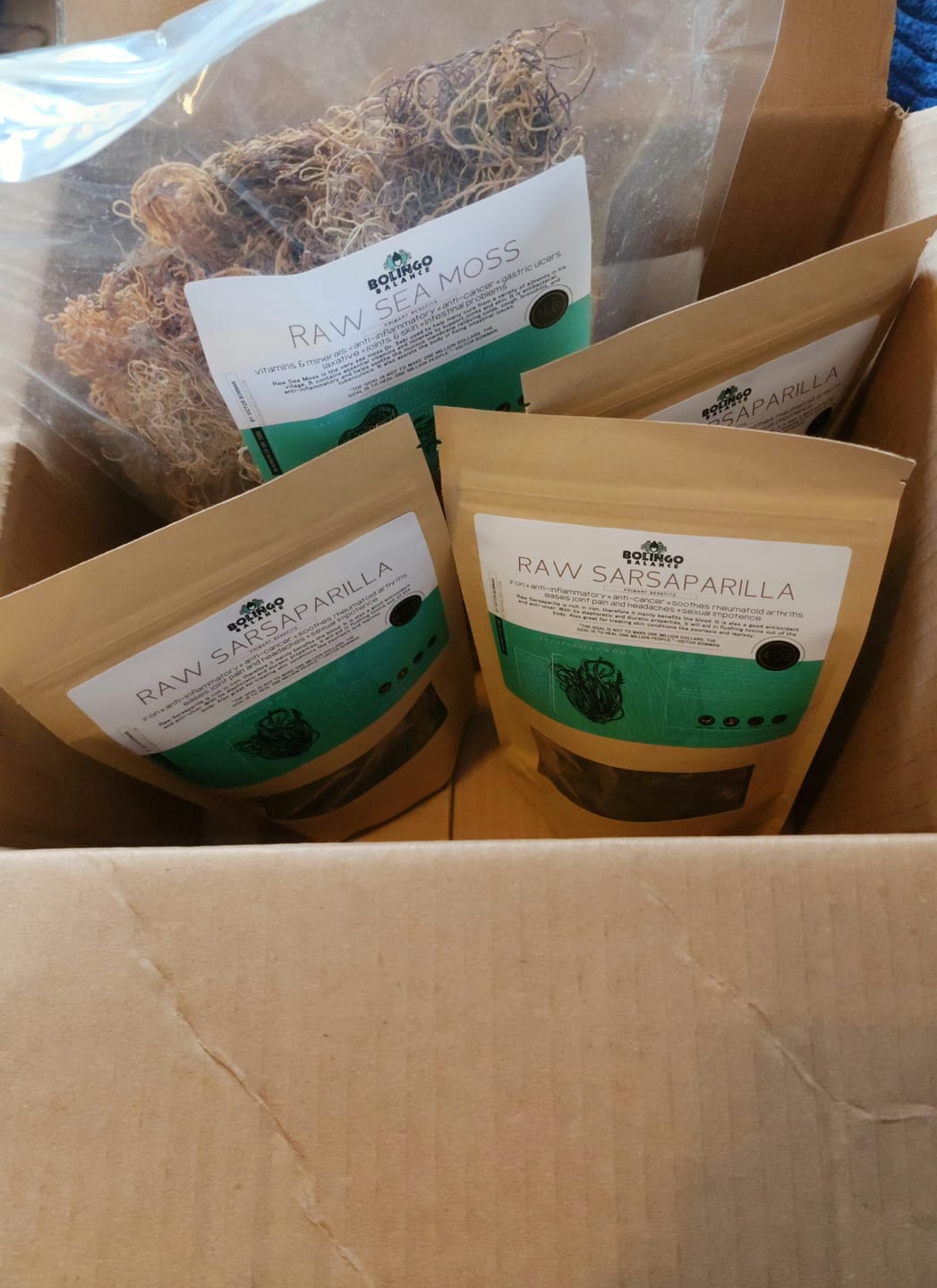 Customer photo review of RAW SARSAPARILLA