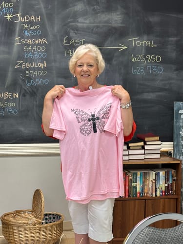 Customer photo review of Faith Butterfly DTF Transfer