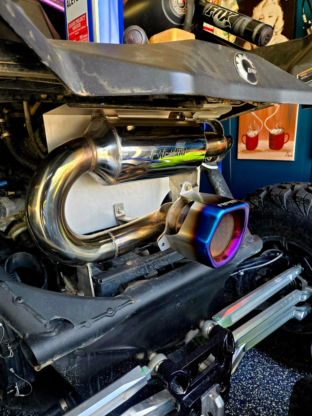 Customer photo review of RPM Can-Am X3 Stainless Replacement Colored Tip