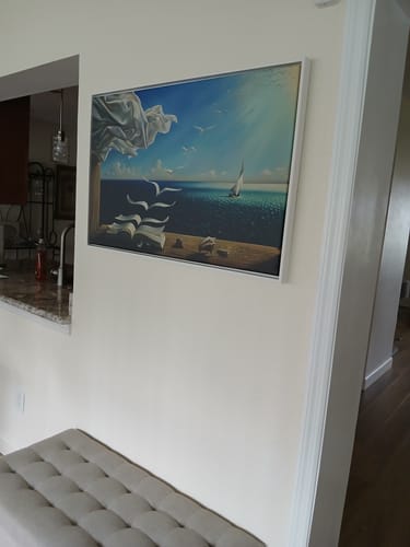 Customer photo review of SALVADOR DALI CANVAS