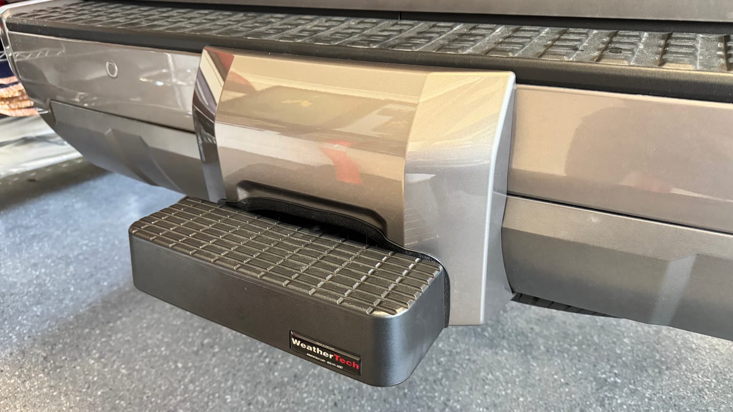 Customer photo review of Tow Bar Cover Cut Out Service for Prado LC250 Series
