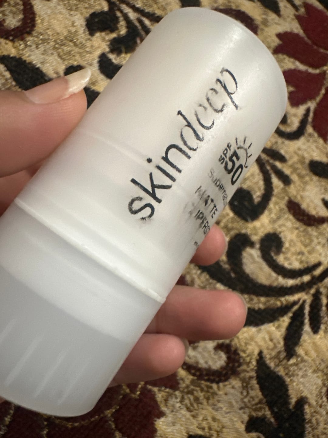 Customer photo review of MATTE SUPERSTICK - SPF 50 PA+++