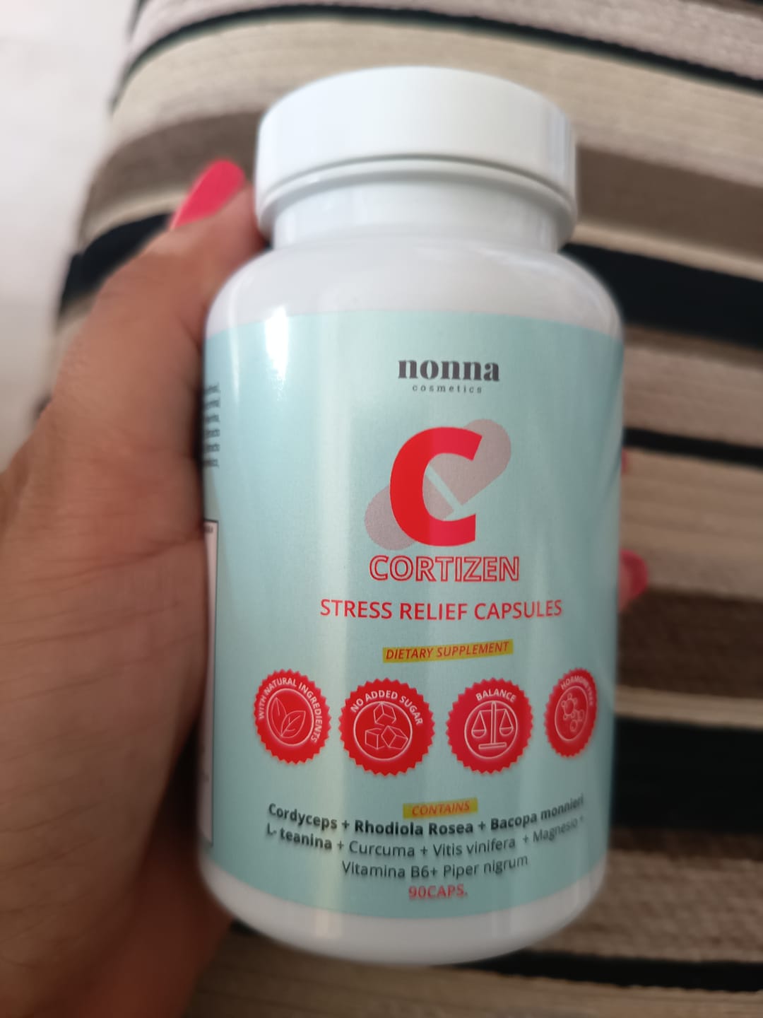 Customer photo review of CORTIZEN - MANEJO DEL ESTRÉS & BALANCE HORMONAL