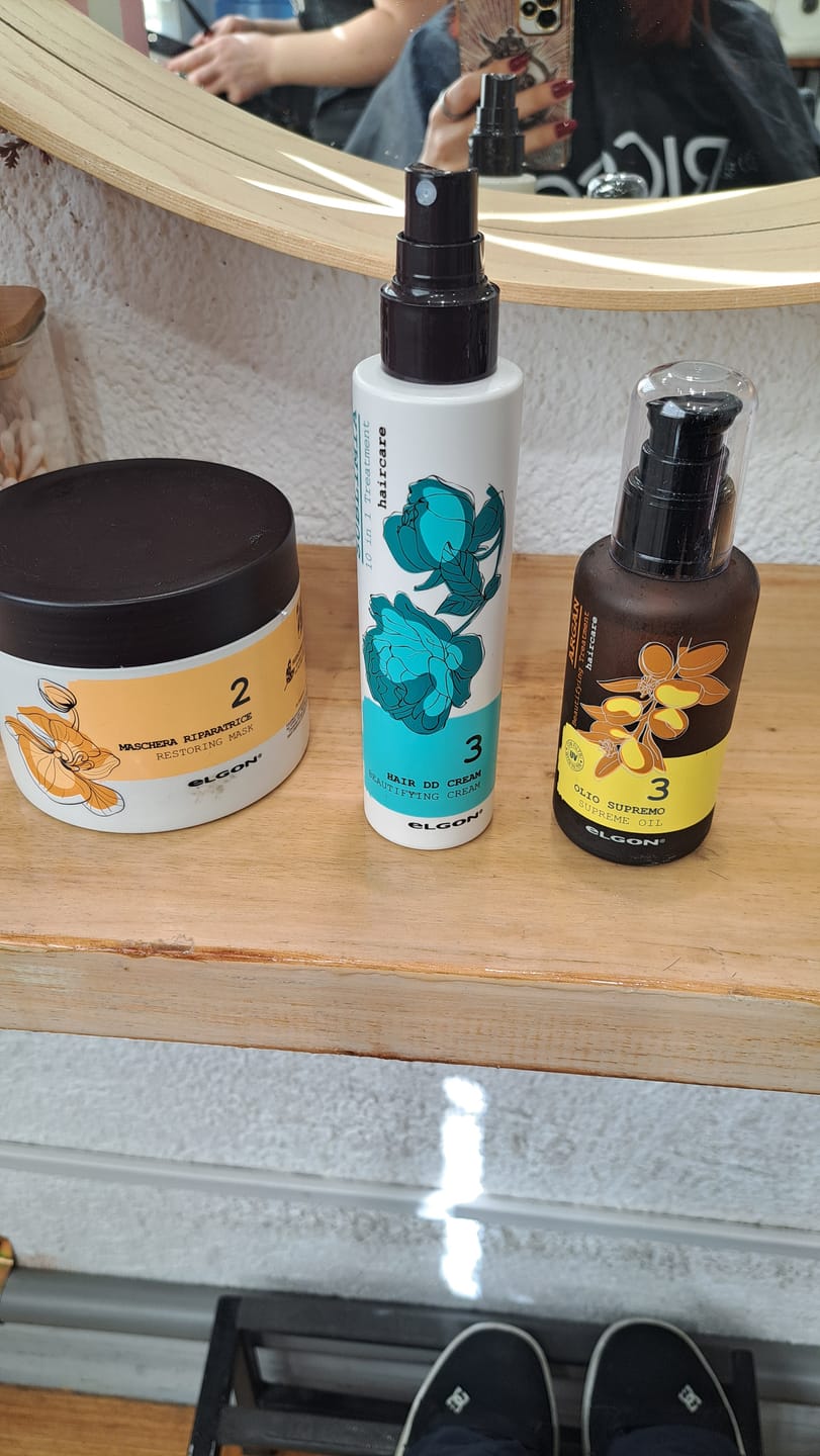 Customer photo review of Máscara Refibra Reparadora Elgon
