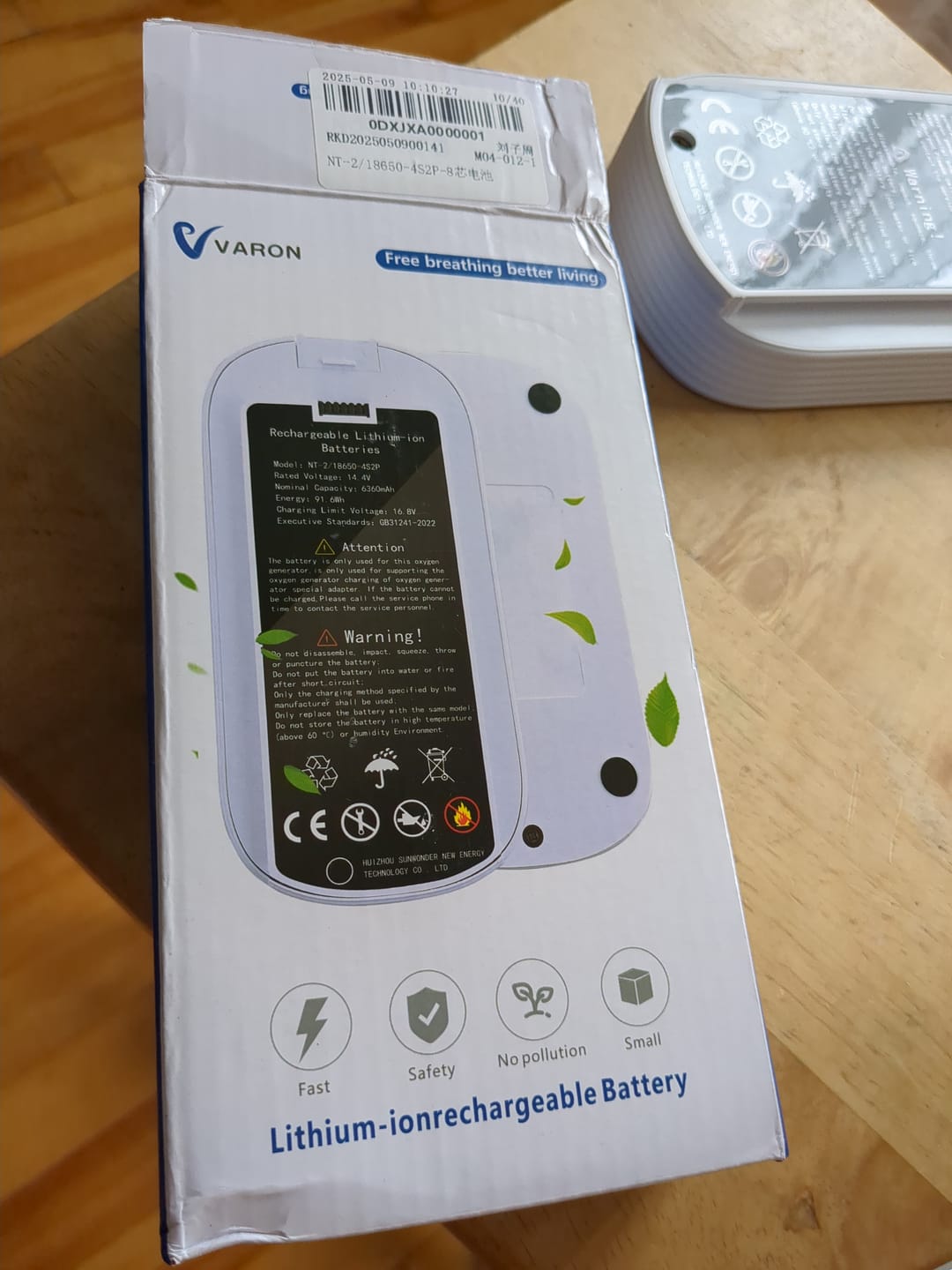 Customer photo review of Extra battery for VP-2