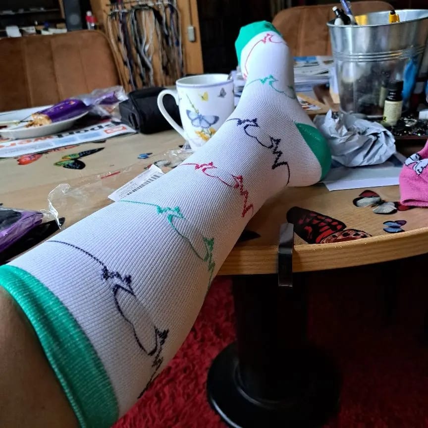 Customer photo review of Orthopädische Kompressionsstrümpfe Summer Edition